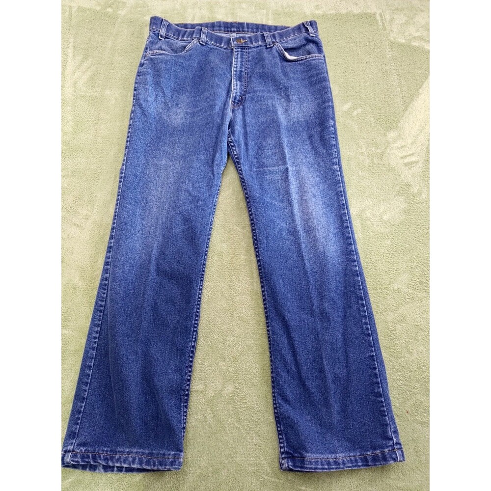 Levis Skosh Denim Blue Jeans Pants Mens Size 38x31 USA Made